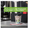 A Picture of product DXE-5320CD Dixie® PerfecTouch® Paper Hot Cups 20 oz, Coffee Haze Design, 25/Sleeve, Sleeves/Carton