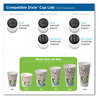 A Picture of product DXE-5320CD Dixie® PerfecTouch® Paper Hot Cups 20 oz, Coffee Haze Design, 25/Sleeve, Sleeves/Carton