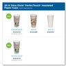 A Picture of product DXE-5320CD Dixie® PerfecTouch® Paper Hot Cups 20 oz, Coffee Haze Design, 25/Sleeve, Sleeves/Carton