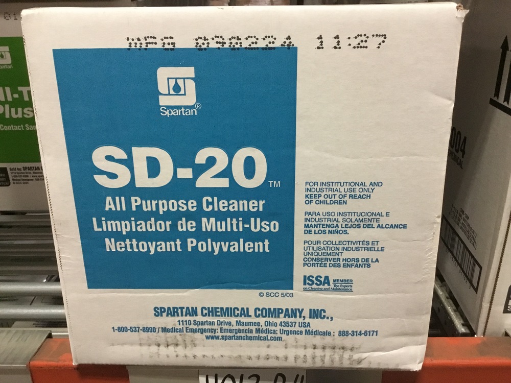 Spartan Chemical Company 002004 SD-20. All-Purpose Cleaner. 1