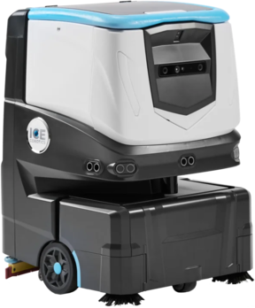 ICE 18" Autonomous Scrubber, Lithium Battery, Debris Tray, 2.5 Gal Solution/Recovery, On Board Charger