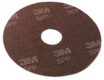 Scotch-Brite™ Surface Preparation Pad SPP14. 14 in. Brown. 10 pads/case.