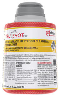 TruShot 2.0® Multi-Surface Restroom Cleaner & Disinfectant. 9 oz. 4/case.