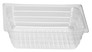 A Picture of product WNA-29421 Atrium™ Shallow OVS Single Serving Portion Trays. 4 oz. Clear. 2500/case.