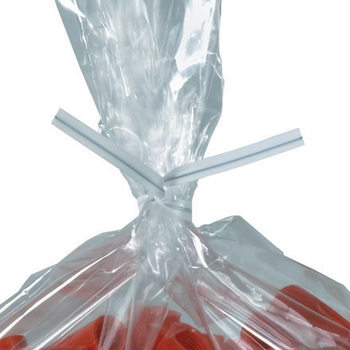 Plastic Twist Ties, 12 x 5/32" White, 2000/Case