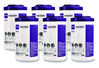 A Picture of product PDI-P86984CT PDI® Super Sani-Cloth Disinfecting Wipes. 15 X 7.5 in. White. Unscented. 75 wipes/canister, 6 canisters/carton.