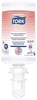 Tork Antimicrobial Hand Washing Foam Soap. 33.82 oz. Unscented. 6 bottles.