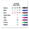 A Picture of product UBC-60134 uniball® VISION Stick Roller Ball Pen Rollerball Fine 0.7 mm, Blue Ink, Silver/Blue/Clear Barrel, Dozen