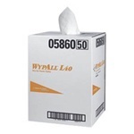 WYPALL* L40 Professional Towels.  19.5" x 42".  White Color.  200 Towels/Pop-Up Box.