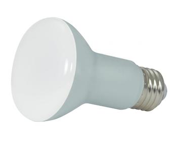 Satco Products Medium Base Dimmable BR20 Reflector LED Bulb. 6.5W/R20/5000K/120V. Natural Light. 24/case.