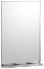 Series Channel-Framed Mirror/Shelf Combination. 18" x 36"