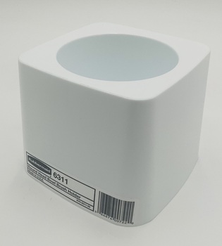 Rubbermaid Toilet Bowl Brush Holder. Fits 6310 Brush. 5" L. White.
