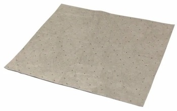 TaskBrand® Universal Sorbent Pad Medium Weight 15" x 18" Sonic Bonded 100/Bale