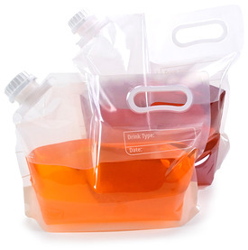 12.75" X 11.75" + 5.75"BG 6 mil Fast Take® Full Gallon Jug Pouch, 25/CS