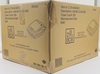 A Picture of product TBB-COX68BBRD BOTTLEBOX® Hinged Take-Out Containers. 6 X 8 in. Cherry Red/Clear. 250/case.
