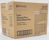 A Picture of product 189-101 Jumbo Paper Wrapped Straws. 7.75 in. White with Red Stripe. 12000 straws.