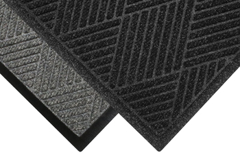 WaterHog® Max Diamond Mat with Fashion Border. 3 X 5 ft. Chestnut Brown.