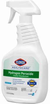 Clorox Healthcare® Hydrogen Peroxide Cleaner Disinfectant Trigger Spray. 32 fl. oz. 9 count.