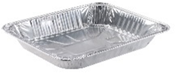 CrystalWare Half Size Deep Aluminum Foil Steam Table Trays. 9 X 13 x 2.5 in. 100/case.