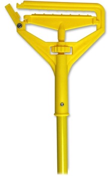 Genuine Joe Speed Change Mop Handle. Yellow.