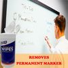 A Picture of product UNV-43660 Genuine Joe Dry Erase Board Cleaning Wipes 5.90" Width x 8.25" Length - Used as Shadow Remover, Ghost Remover - Non-toxic, Low Odor - White - 50/Tub - 1 Each