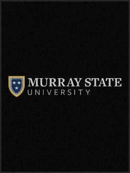 Waterhog Impressions HD Vertical Entrance/Scraper/Wiper/Indoor/Outdoor Mat with Custom "Murray State Logo 2" Design. 6 X 8 ft.