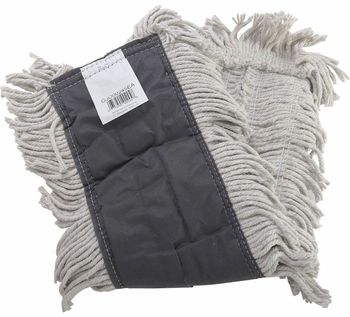 Genuine Joe Disposable Cut-End Cotton Dust Mop Refill. 5 X 24 in. Natural.