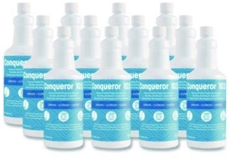 Fresh Products Conqueror 103 Odor Counteractant Concentrate,  Lemon, 32oz Bottle, 12/Carton