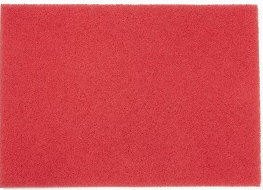 Square Lite Driver Pad. 12 X 18 in. Red. 5/case.