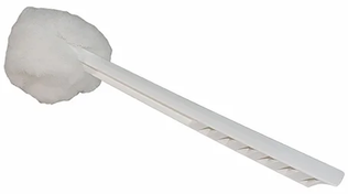 Impact® Duralon Toilet Bowl Mop, White, 12" Handle, 3/4 oz. 4.5" Mop Head