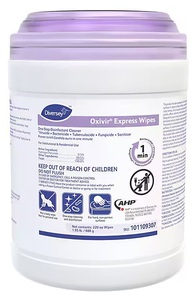 Oxivir Express Disinfecting Wipes, 220 Wipes/Canister  12/Case