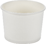 Crystalware Bulk Paper Soup Containers. 12 oz. White. 500/case.
