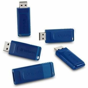 Verbatim USB Flash Drive. 16 GB. Blue. 5/pack.