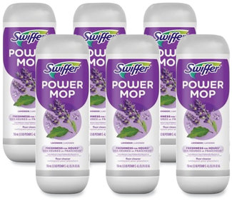 Swiffer® PowerMop Refill Cleaning Solution Lavender Scent, 25.3 oz Bottle, 6/Carton