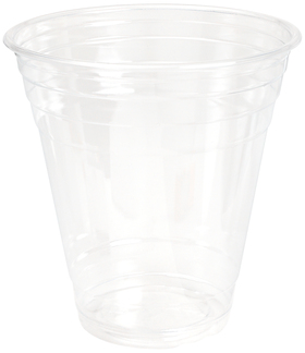 Empress PET Squat Cold Cups. 12 oz. Clear. 50 cups/sleeve, 20 sleeves/case.