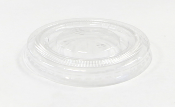 Crystalware Lids for 1.5-2 oz. Portion Cups. 100 lids/sleeve, 25 sleeves/case.