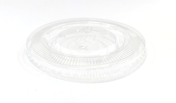 Crystalware Lids for 3.25-5 oz. Portion Cups. 100 lids/sleeve, 25 sleeves/case.