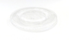 A Picture of product CRY-LPCL25100 Crystalware Lids for 3.25-5 oz. Portion Cups. 100 lids/sleeve, 25 sleeves/case.