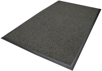 Frontier Indoor/Outdoor Slip-Resistant Scraper Mat with Edging Corners. 4 X 14 ft. Dark Grey Color.