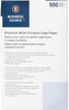 A Picture of product UNV-24200 Business Source Copy Paper Legal Size 92 Bright, 20 lb Bond Weight, 8.5 x 14, White, 500 Sheets/Ream 10 Reams per case.