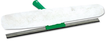 Unger® VisaVersa® Squeegee & Strip Washer. 18 in. White and Green.