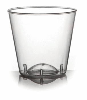 Savvi Serve Tumbler.  9 oz.  Clear Color.  20 Cups/Bag.  500 per Case