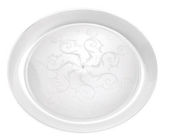 Savvi Serve Plates.  9" Plate.  Clear Color.  20 Plates/Bag.