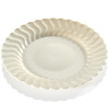 A Picture of product 241-530 Flairware Dinnerware.  10.25" Dinner Plate.  White Color.  18 Plates/Bag.