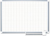 A Picture of product BVC-CR1230830 MasterVision™ Grid Platinum Plus Magnetic Porcelain Dry Erase Board