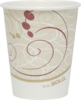 A Picture of product 100-240 Single Sided Poly Paper Hot Cup.  10 oz.  Meridian® Design.  Use Lids VL310R, CL310, TL31R, TL31B.  50 Cups/Sleeve.