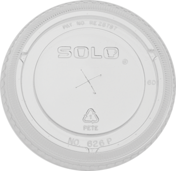 Straw Slot Lid.  Clear.  Fits P16, SD12, TP16, D24, TD24, Y24, TD26, Y16S Cups.  100 Lids/Sleeve.