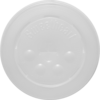 A Picture of product 120-304 Straw Slot Lid with Identification Bubbles.  Translucent.  Fits R12SN, RP12S, RW16, RP16, RS16N, RSP16N, RSP21N, RS22N, RSP22N Cold Cups.  125 Lids/Sleeve.