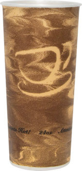 Trophy Cup. 24 oz. Mistique Design. Use lids DLX12R, LX2SBR, LGXBE2, LGXBK2, LGXGR2, & LGXW2
