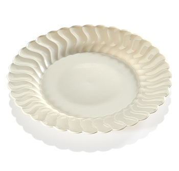 Flairware Plate.  9" Plate.  Black Color.